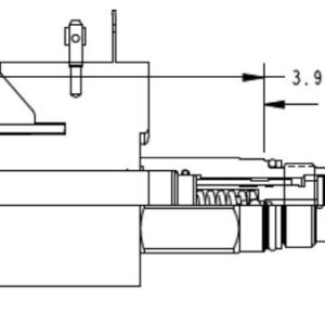 SUN HYDRAULICS Solenoid-operated adjustable relief valve (RVCK-LJN224)