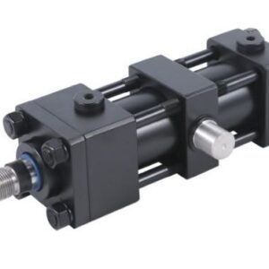 STANDARD HYDRAULIC CYLINDER (BORE DIA 100MM/ ROD DIA 70MM/ STROKE 100MM) TRUNION CENTER FLANGE