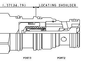 SUN HYDRAULICS Pilot-to-open check valve with standard pilot (CKEBXBN)