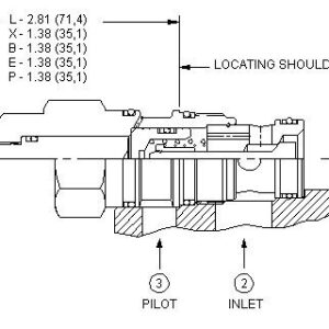 SUN HYDRAULICS Pilot-to-open check valve with sealed pilot (CKEDXEN)