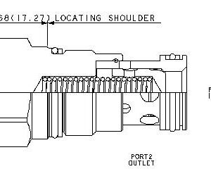 SUN HYDRAULICS Free flow nose to side check valve(CXFAXCN/AP)