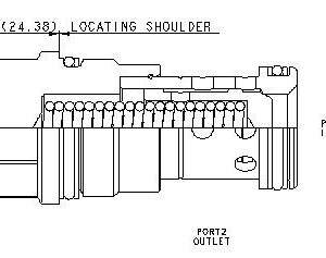 SUN HYDRAULICS Free flow nose to side check valve(CXHAXEN)