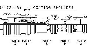 SUN HYDRAULICS 4-way, 2-position, pilot-to-shift, detented, directional valve (DCEDXHN)