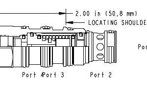 SUN HYDRAULICS Normally closed, balanced poppet, logic element with integral T-8A control cavity - vent-to-open (DKFR8HN)