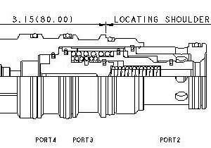 SUN HYDRAULICS Normally closed, balanced poppet, logic element with integral T-8A control cavity - vent-to-open (DKJR8HN)