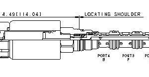 SUN HYDRAULICS 4-way, 2-position, solenoid-operated directional spool valve (DNDADNV224)