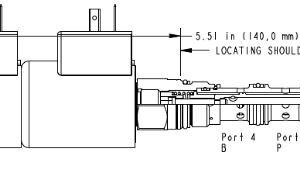 SUN HYDRAULICS 4-way, 3-position, solenoid-operated directional spool valve (DNDCXYN224)