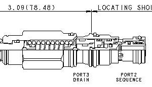 SUN HYDRAULICS Direct-acting sequence valve with reverse flow check(SCCALWV)
